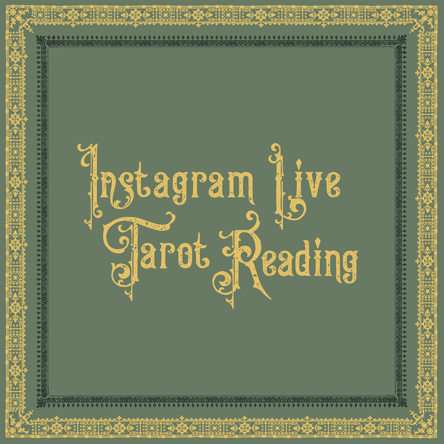 Instagram 直播塔罗牌阅读 + 抽奖活动