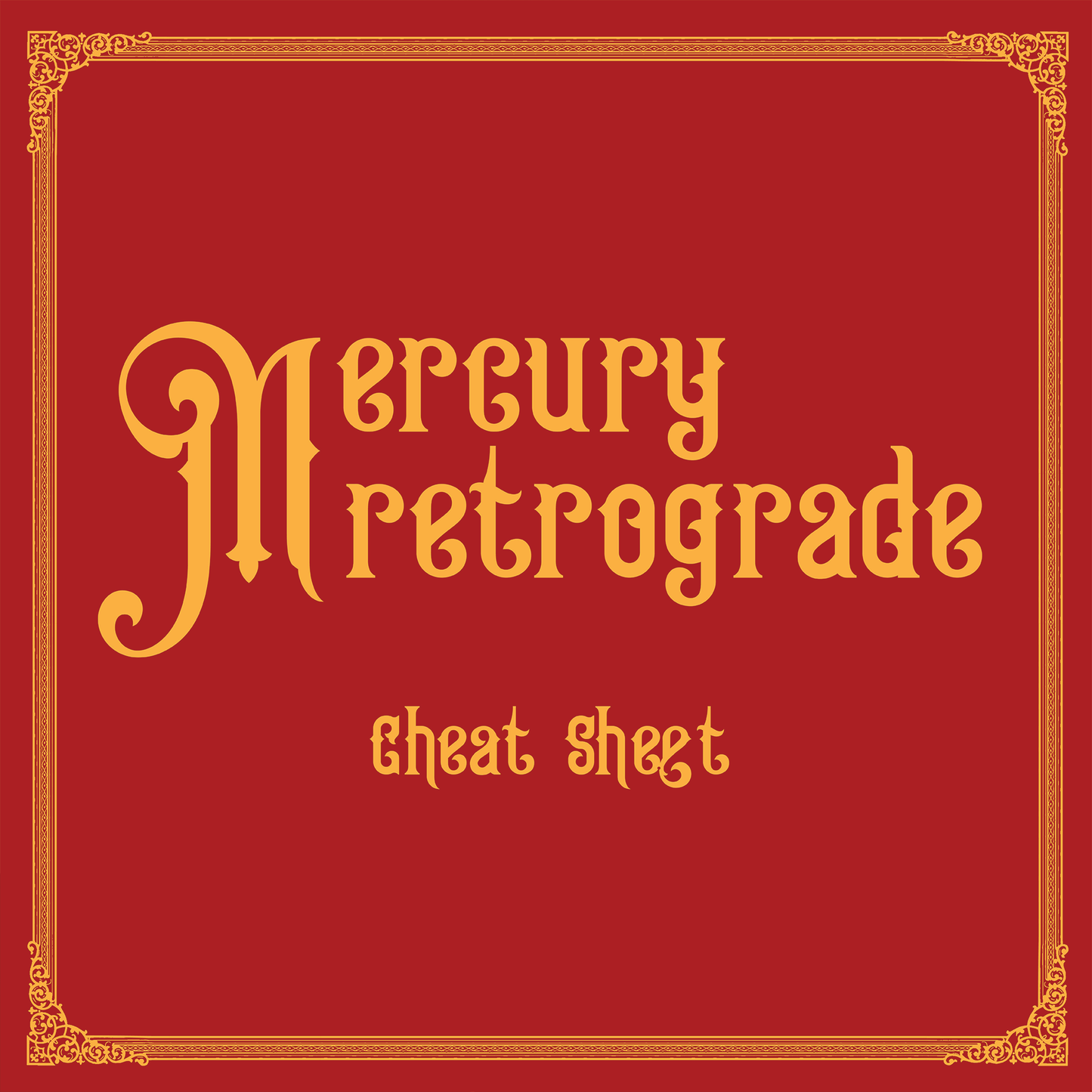 2026 Mercury Retrograde Shadow Guide — Zodiac Edition