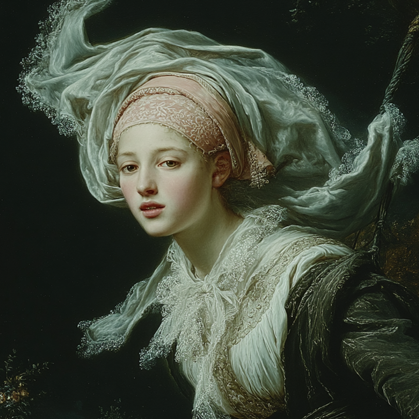 The Maiden of the Veil - Canvas Art Print