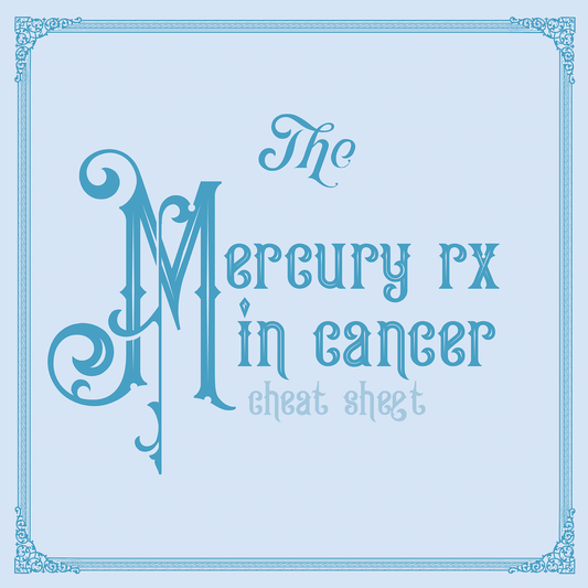 2026 Mercury Retrograde Cheat Sheet — Zodiac Edition