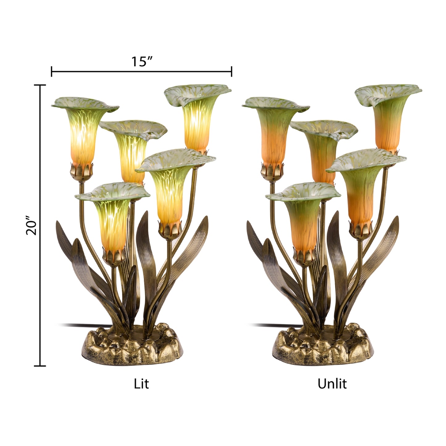 Calla Lily Fairy Table Lamp