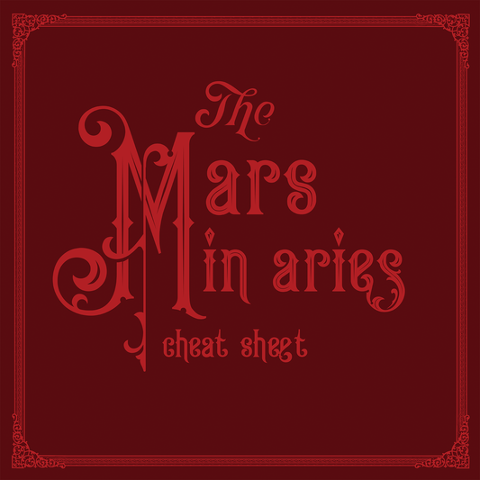 2026 Maris in Aries Cheat Sheet — Zodiac Edition
