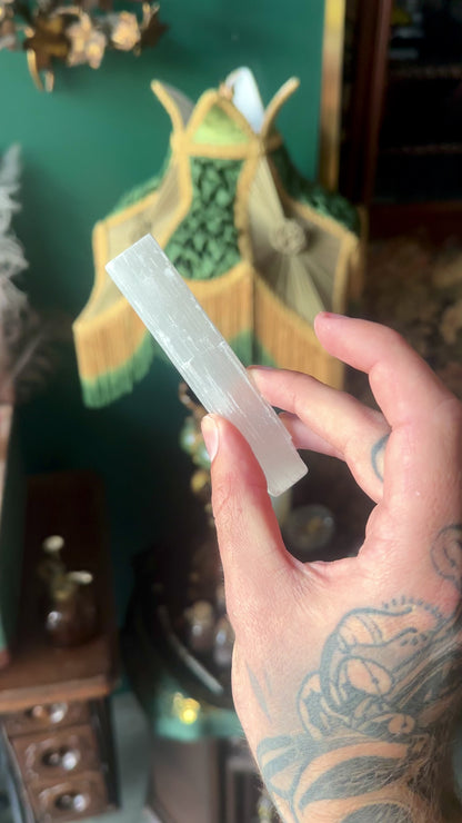 Selenite Crystal Wand