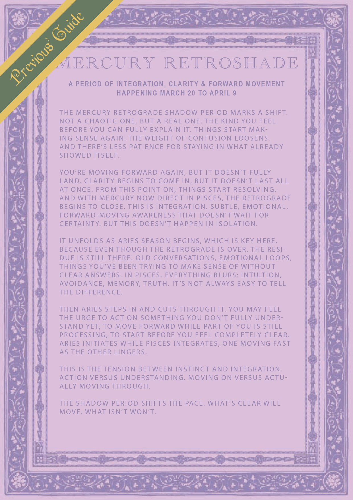 2026 Maris in Aries Cheat Sheet — Zodiac Edition